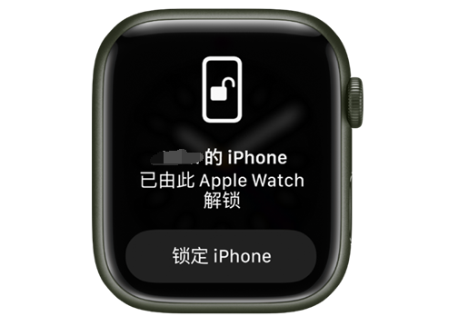 武平苹果手机维修分享用 AppleWatch 解锁配备面容 ID 的 iPhone方法 