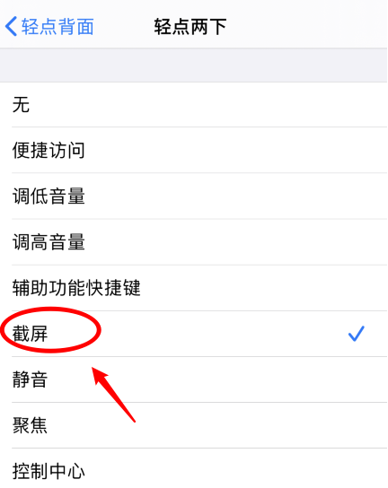 武平苹果手机维修分享iPhone12如何启用双击截屏 